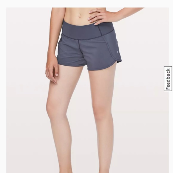 Lululemon Speed Up mid- rise shorts, size 6 - Picture 3 of 5